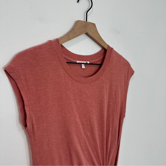 Sundry Side Tie Dress in Dusty Rose Size 1 Small Casual Classic Preppy - Picture 3 of 6